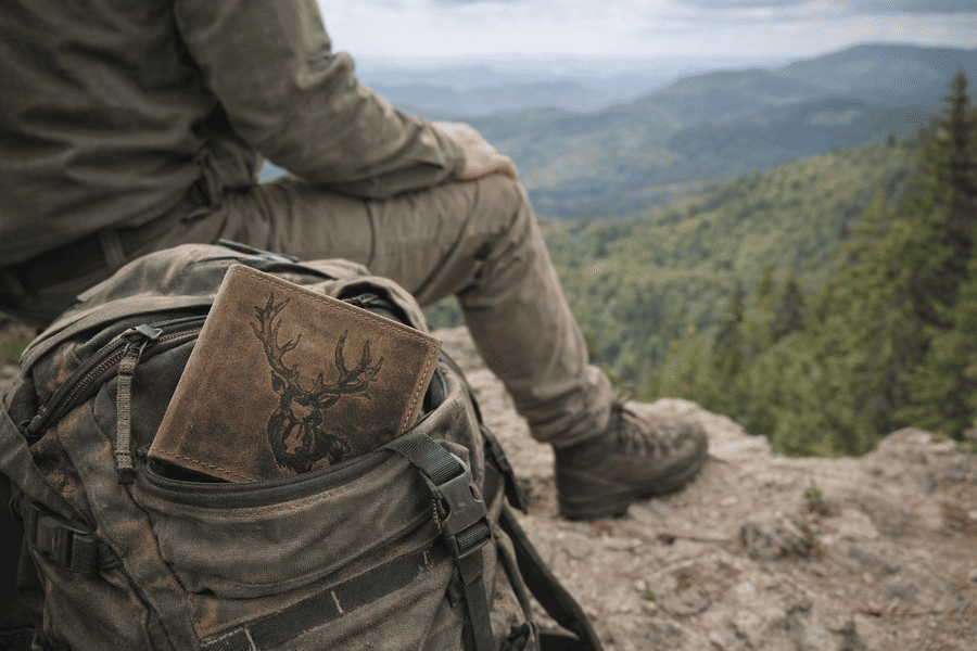 peňaženka motív Jeleň spredu mk